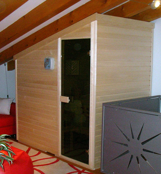 Sauna finlandese su misura